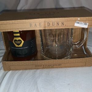 New Rae Dunn glass mug